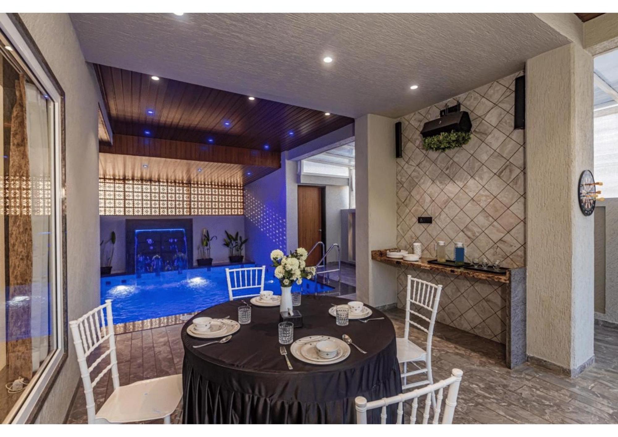 Mountain Glory 8Bhk By Tensorstays, Pool & Theater Igatpuri Ngoại thất bức ảnh
